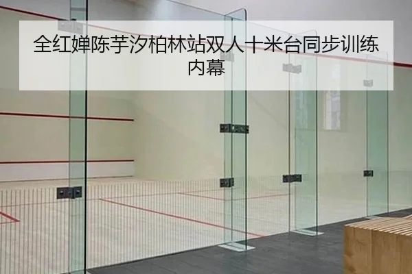 全红婵陈芋汐柏林站双人十米台同步训练内幕